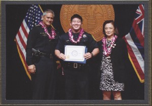 PHOTO (with Police Chief Louis Kealoha and Police Commissioner Cha Thompson)